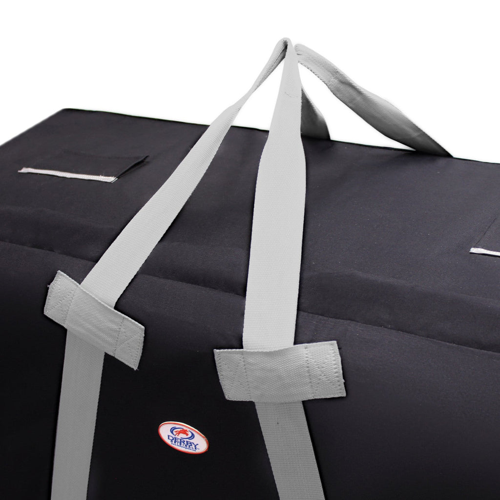 Paris Tack Patented Hay Bale Bag 1200D Waterproof with Mesh Ventilation Windows and Patriotic Leather Accents