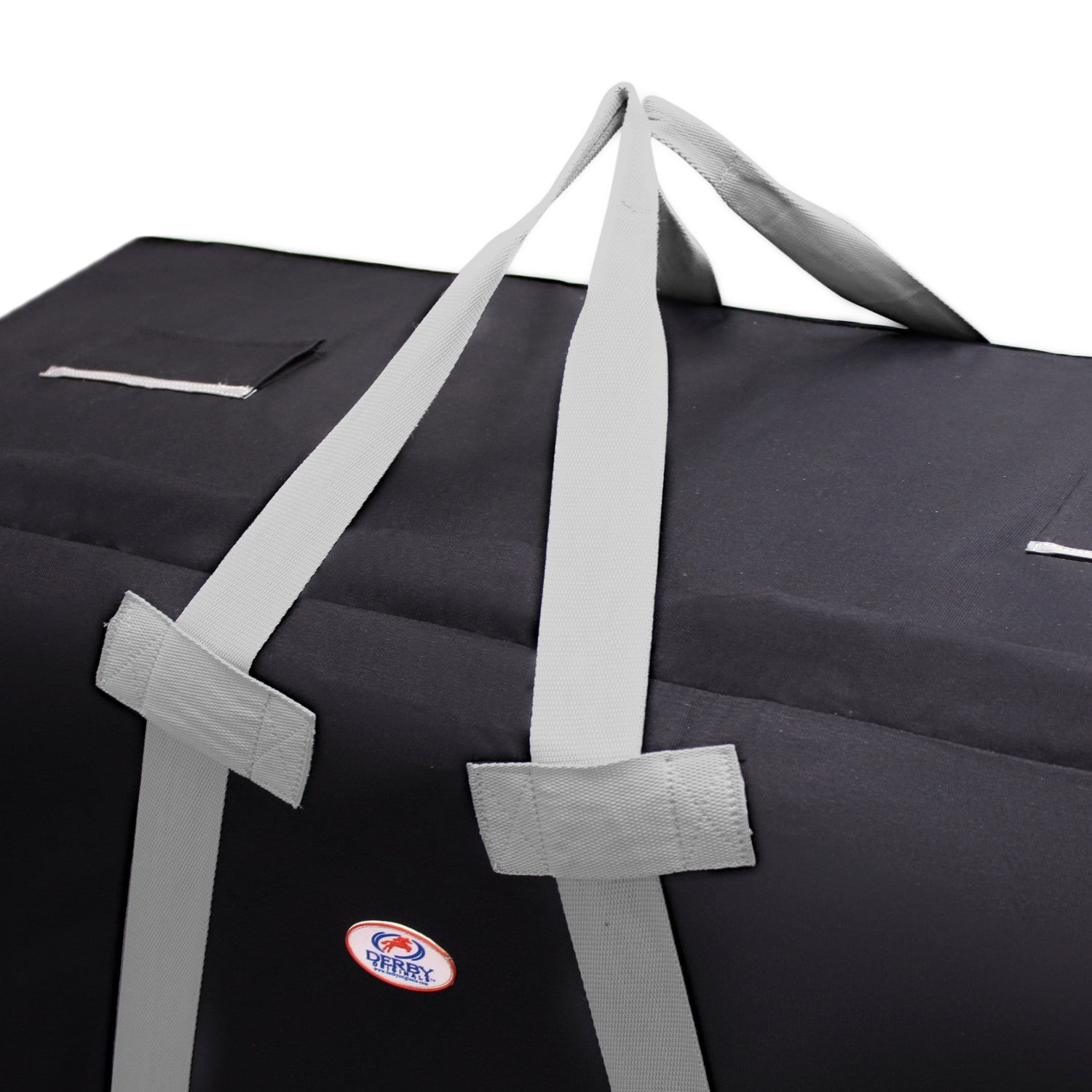 Paris Tack Patented Hay Bale Bag 1200D Waterproof with Mesh Ventilation Windows and Patriotic Leather Accents