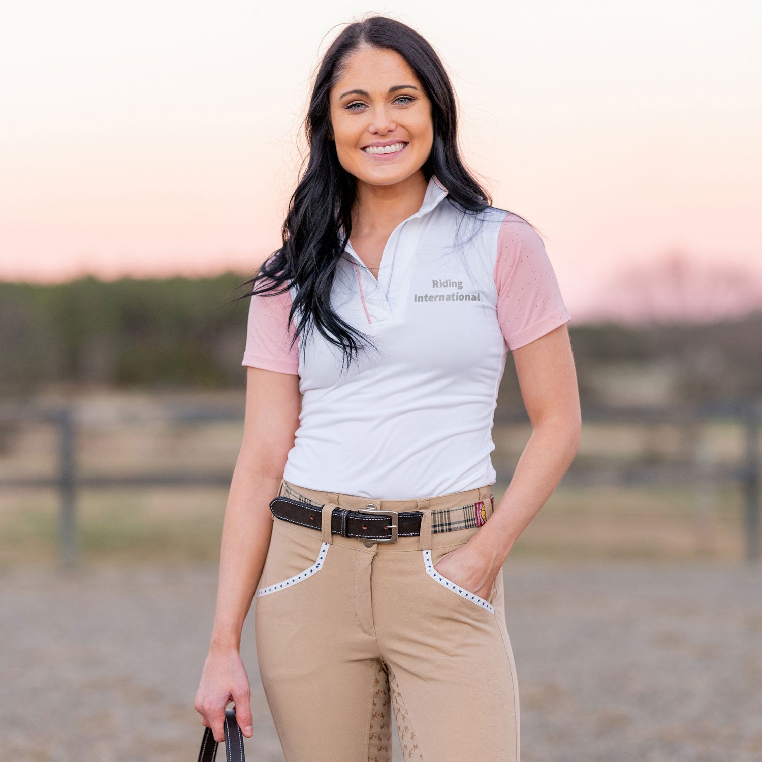 Riding International Ladies Equicool Short Sleeve Show Shirt