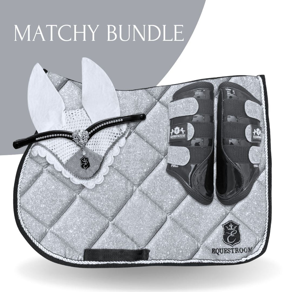 Royal Silver Saddle Pad Set