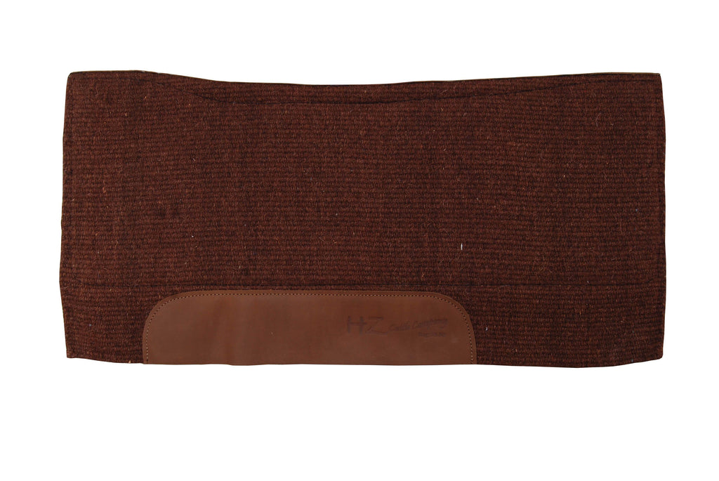 Spine Relief Woven Blanket Saddle Pad with Wool Bottom- ASSORTED COLORS