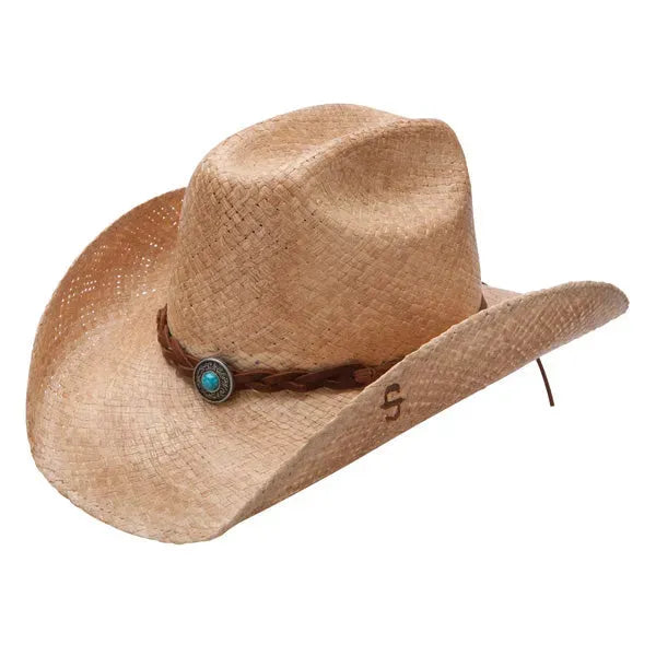 Stetson Flatrock - Shapeable Straw Cowboy Hat – Burch HIll Tack