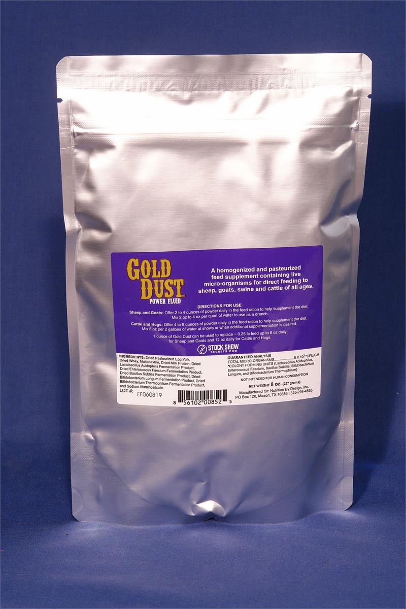GOLD DUST POWER FLUID - 8 OZ