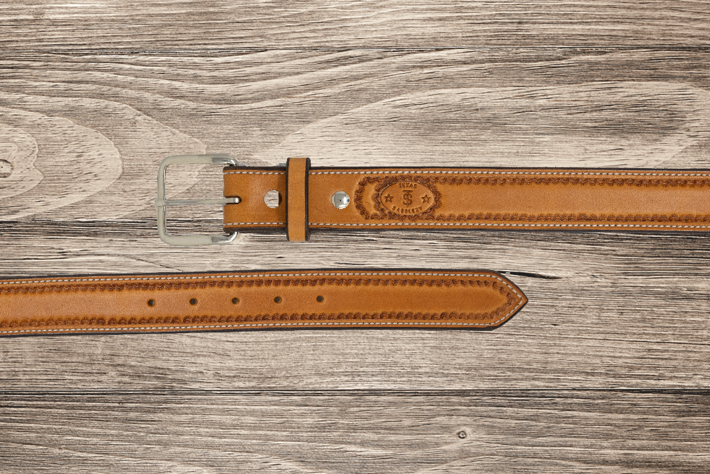 Saddle Tan Smooth Border Stamped - 48