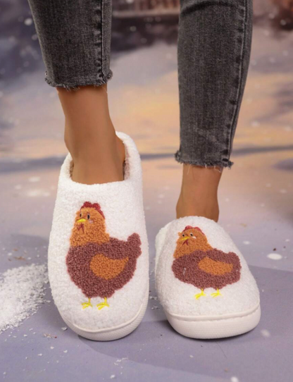 Soft Chicken Home Slippers