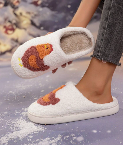 Soft Chicken Home Slippers