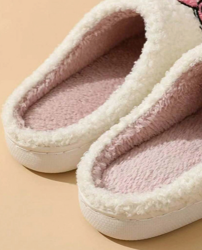 Soft Western Plush Slippers