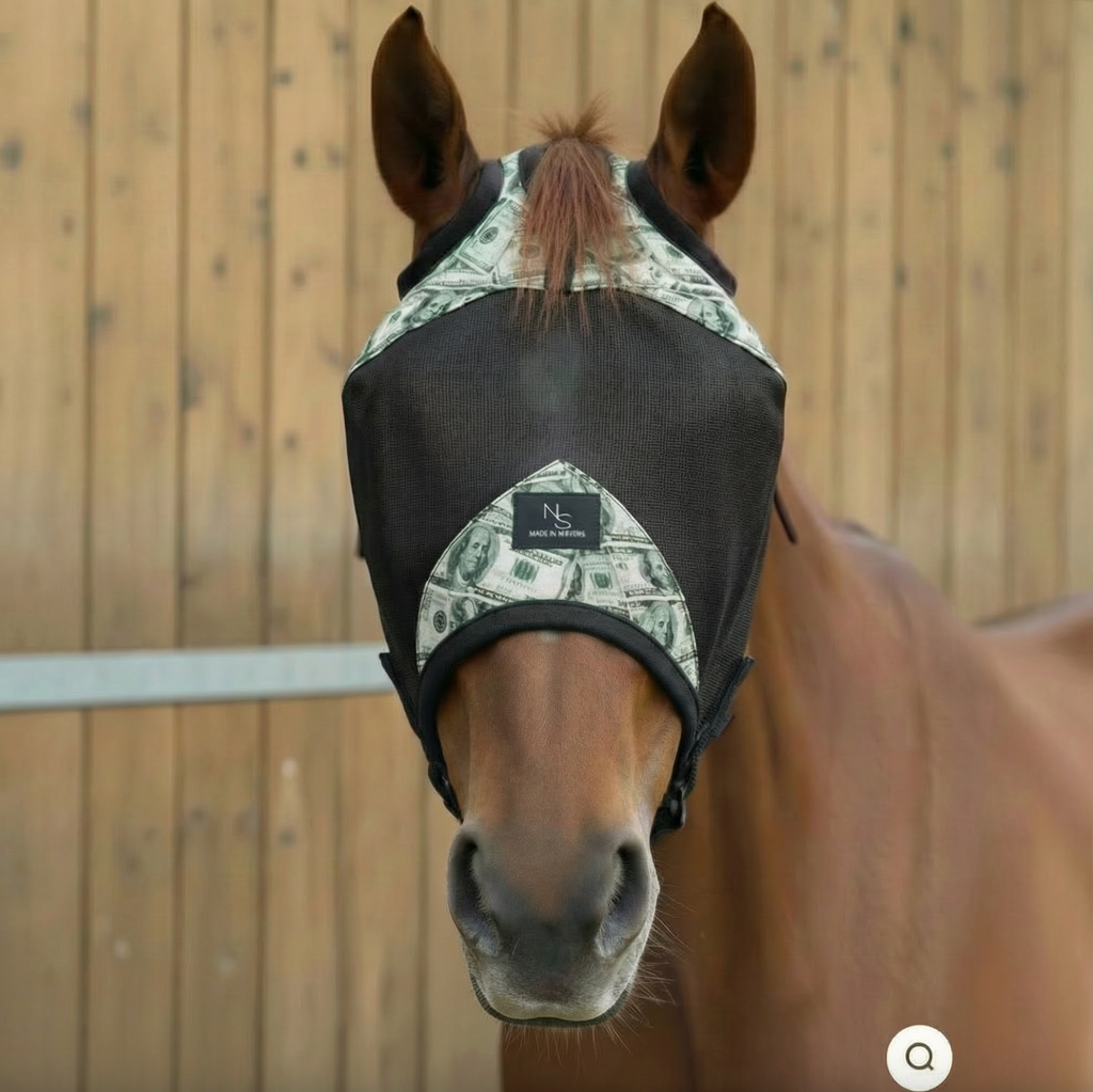 Entry Fees Fly Mask -Black