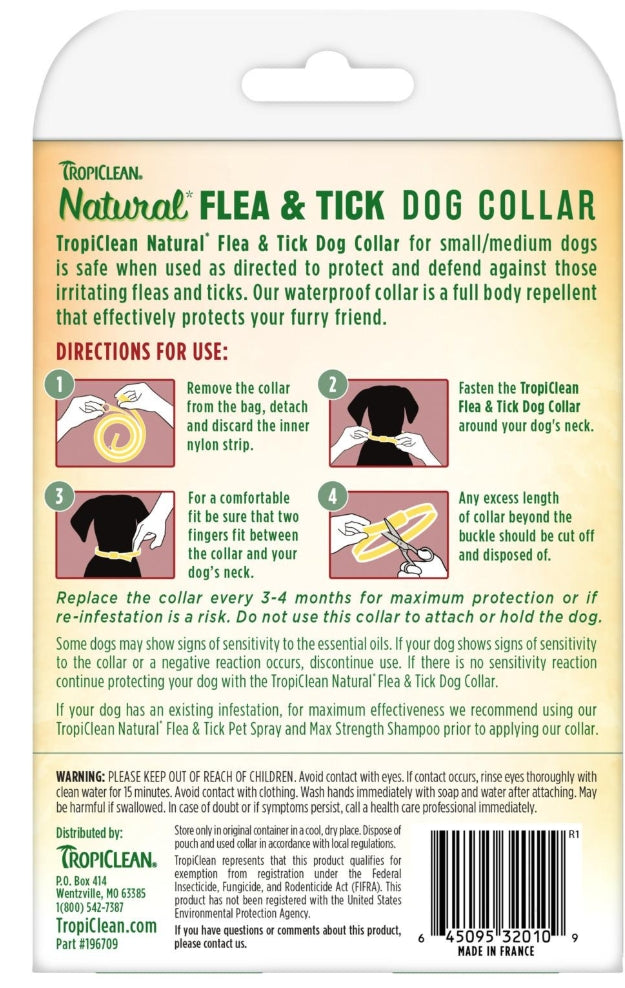 F&T Collar Small/Medium Dog