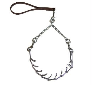 Full Blood Goat Prong Collar with Biothane Lead - Buck