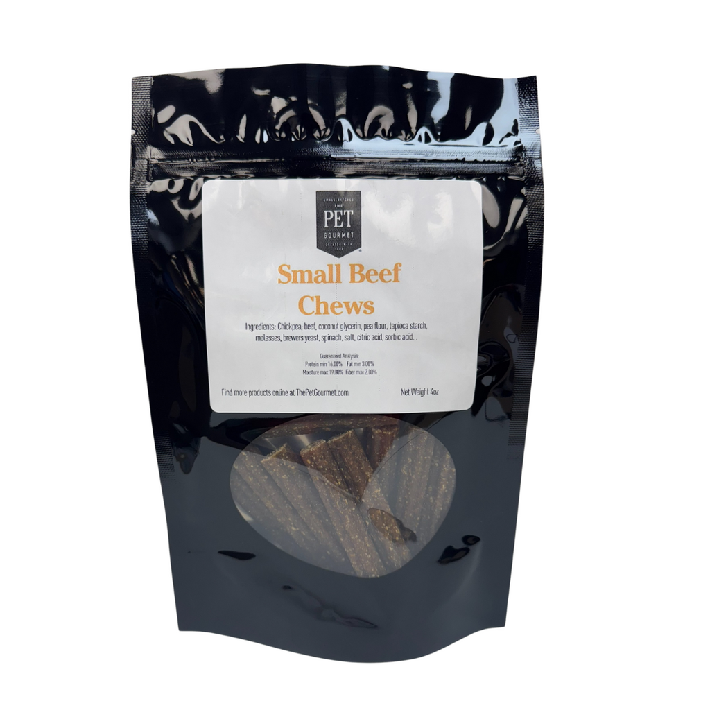 Small Beef Gourmet Chew Sticks – 4 oz Bag