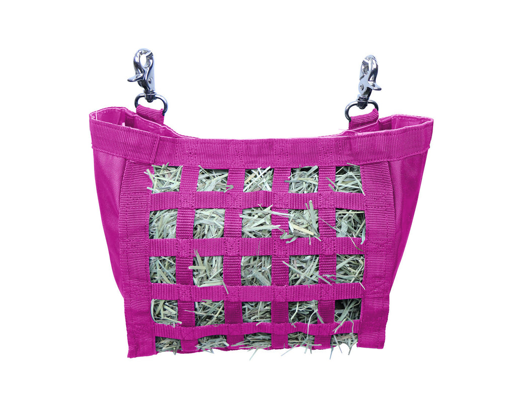 CuteNFuzzy Rabbit & Guinea Pig Hay Bag Feeder with Super Tough Bottom® Design | 35 Ultra Slow Feed Openings | Small 10.5" x 9" x 5" Front Web Hay Feeder | Less Waste, Cleaner Cage | Made in USA Design