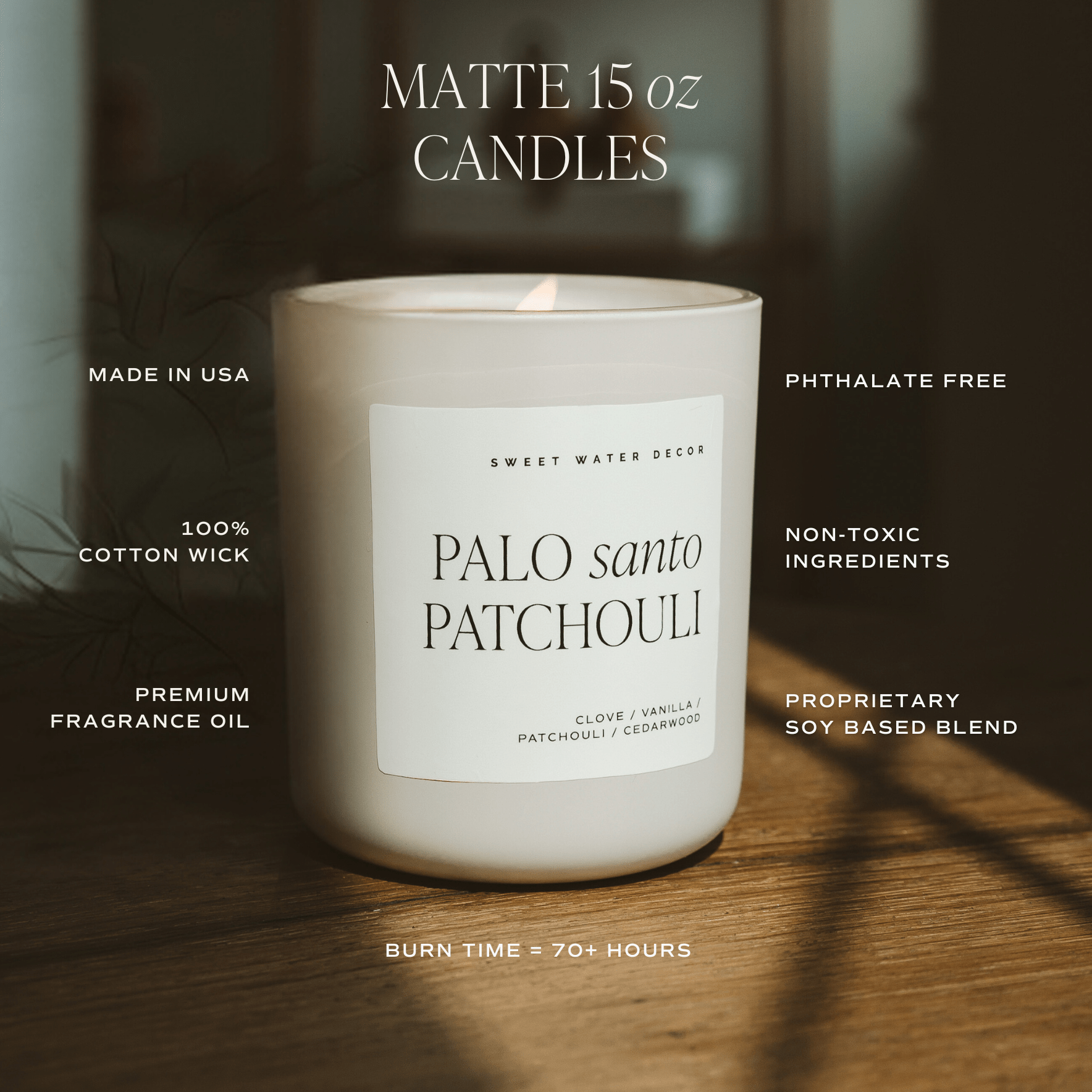 Relax Girl Soy Candle - Tan Matte Jar - 15 oz (Relaxation)