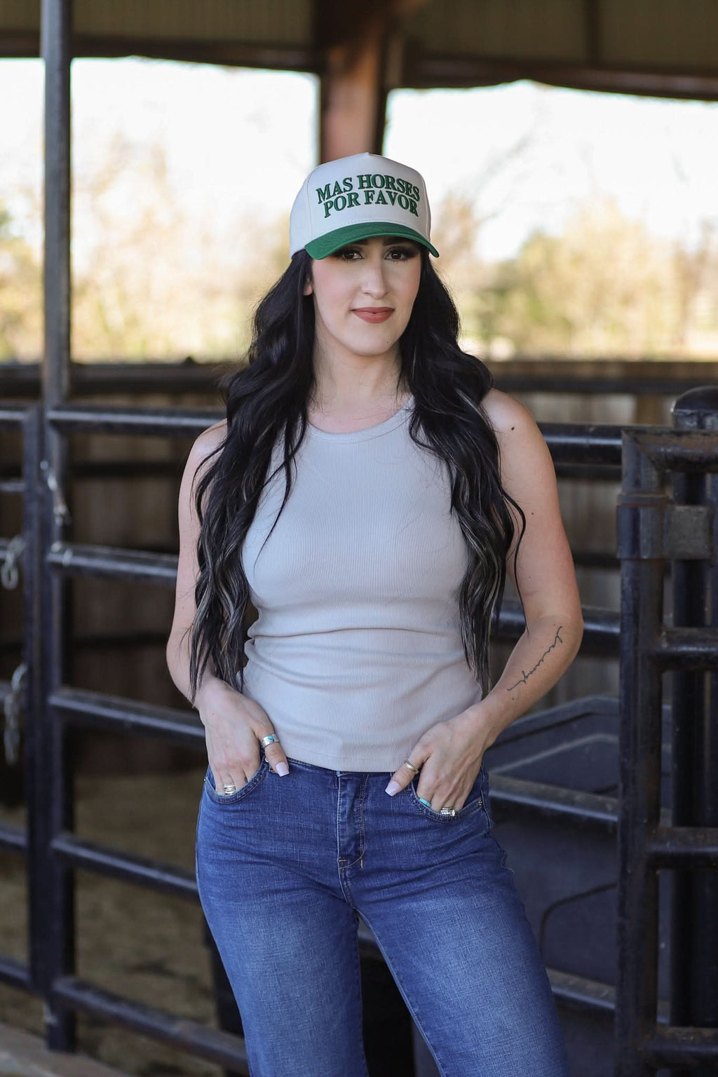 RIBBED ALL-IN-ONE TANK | TAUPE