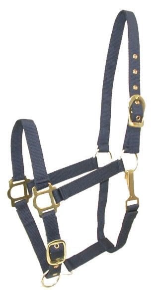 Gatsby Adj Nylon Halter/Snap