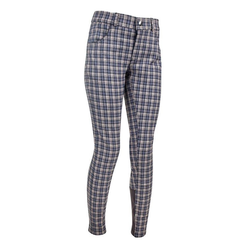 Ashley Classic Kids Knee Patch Breeches Blue/Rose