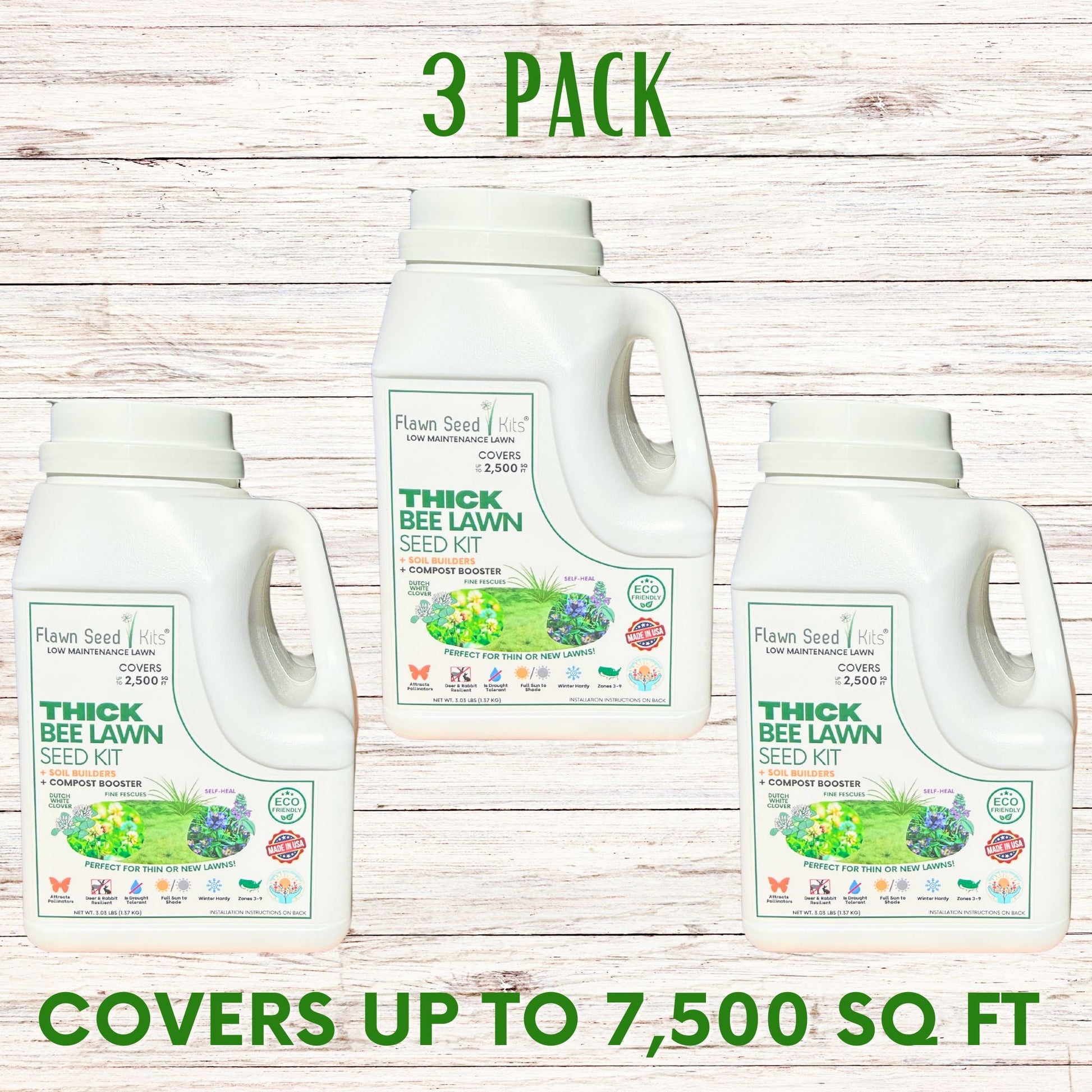 Thick Bee Lawn Seed Kit