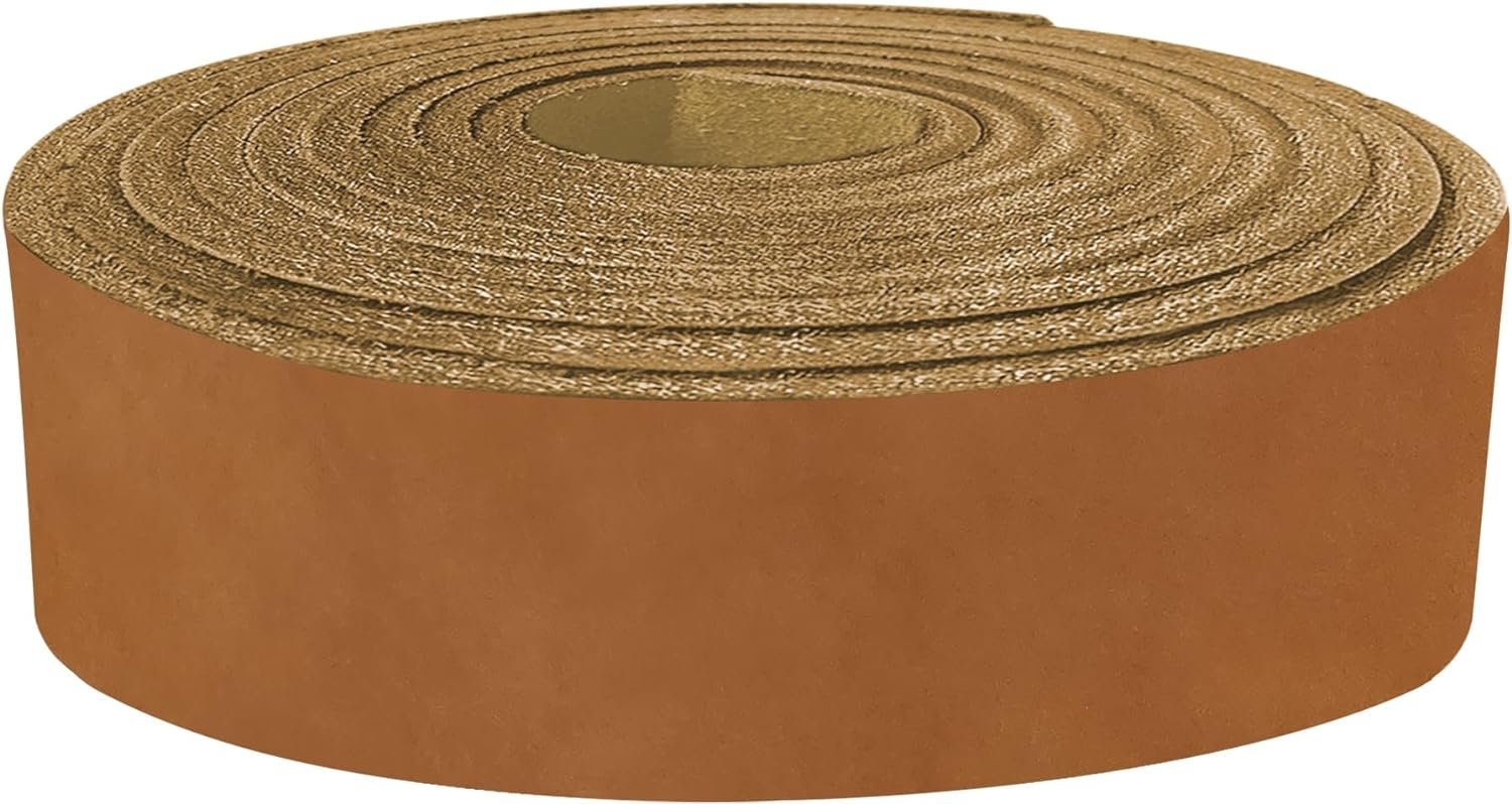 ELW Latigo Leather 5-6 oz. (2-2.4mm) Straps, Belts, Strips 72" Length Full Grain Leather Cowhide DIY Arts & Craft Projects, Clothing, Jewelry, Wrapping
