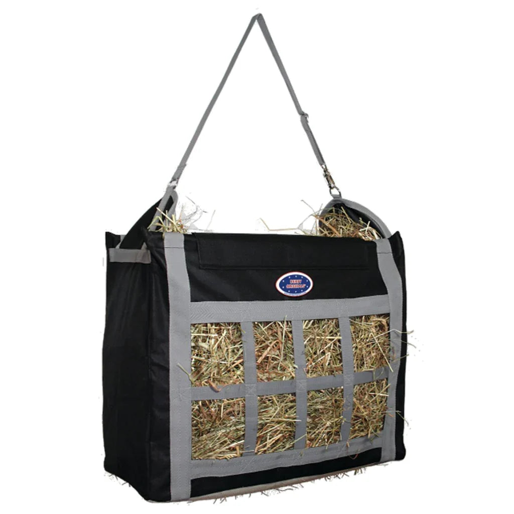 Derby Originals Top Load Slow Feeder Hay Bag – 5" x 3.25" Openings – Easy or Moderate Feed Rate | Super Tough Bottom – 6-Month Warranty