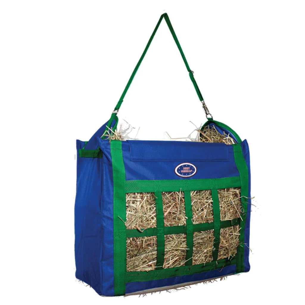 Derby Originals Top Load Slow Feeder Hay Bag – 5" x 3.25" Openings – Easy or Moderate Feed Rate | Super Tough Bottom – 6-Month Warranty
