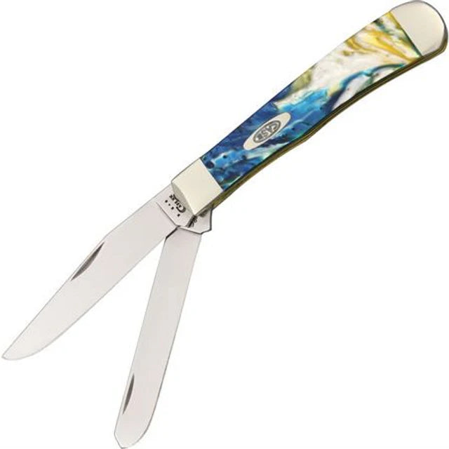 CASE XX - TRAPPER SAPPHIRE GLOW CORELON - ACC KNIVES - 9254SG