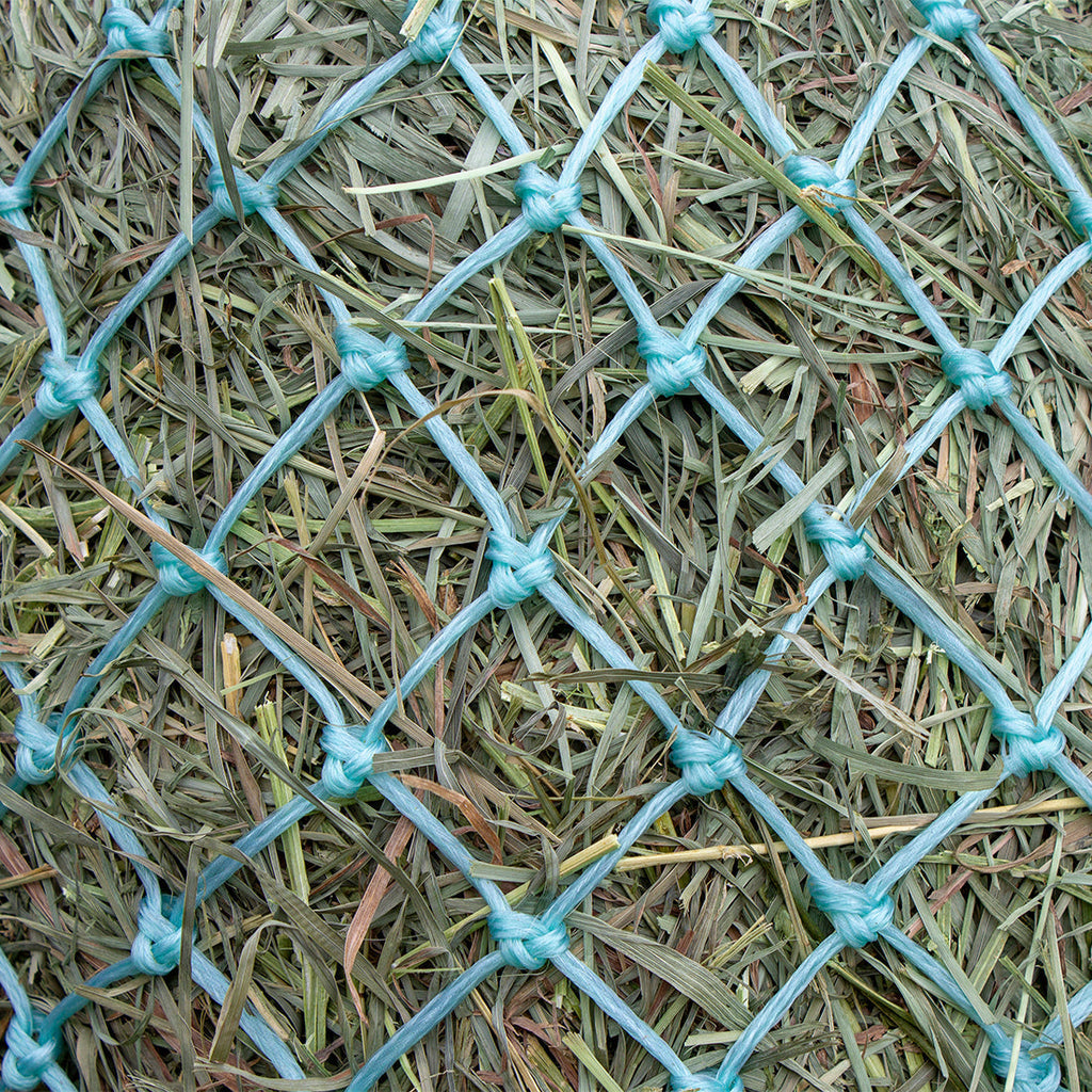 Derby Originals Ultra Slow Feed 1.5"x1.5" Hole 42" Hanging Hay Net for Horses and Livestock