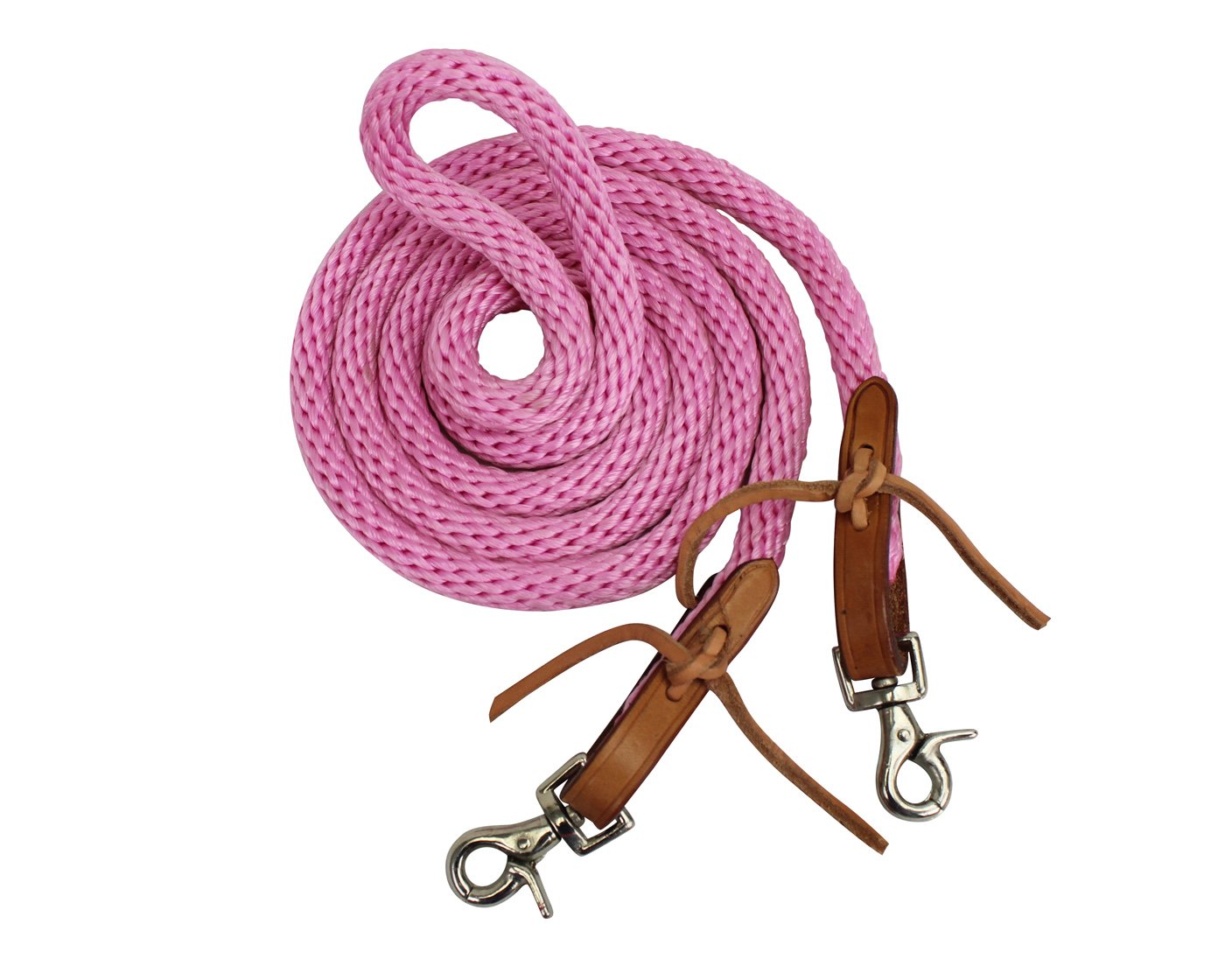Tahoe 5/8" Poly Barrel Reins with Easy Off Snap Attachment