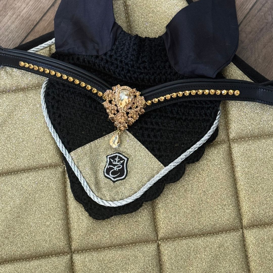 Champagne Ultra Bling Horse Browband