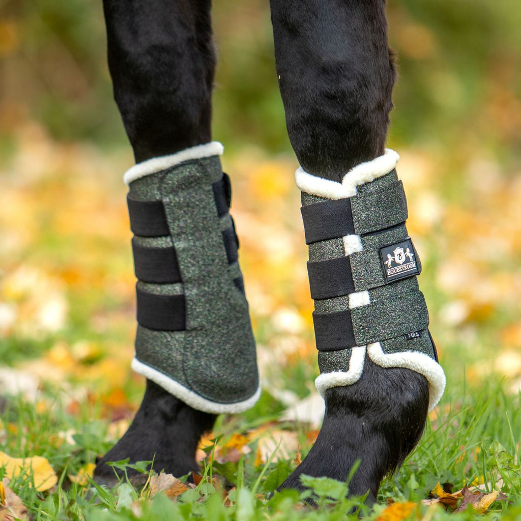 Jade Green Saddle Pad Set