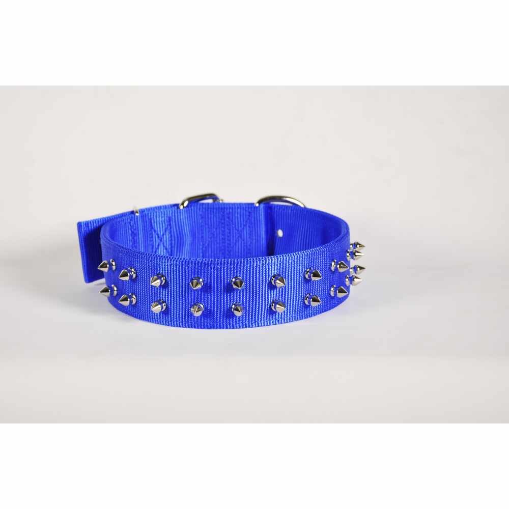 22'' PET COLLAR - BLUE- SPIKE