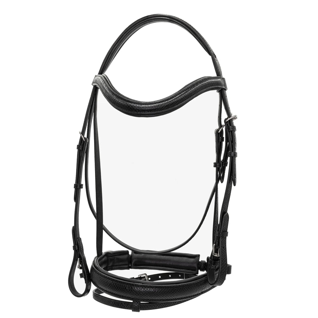 Viper Snakeskin-Embossed Monocrown Bridle