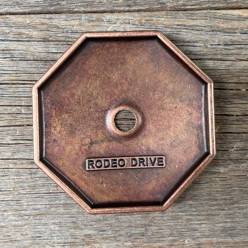 Copper Dot and Coral Enamel Western Concho Jacket 2.5" W223JK