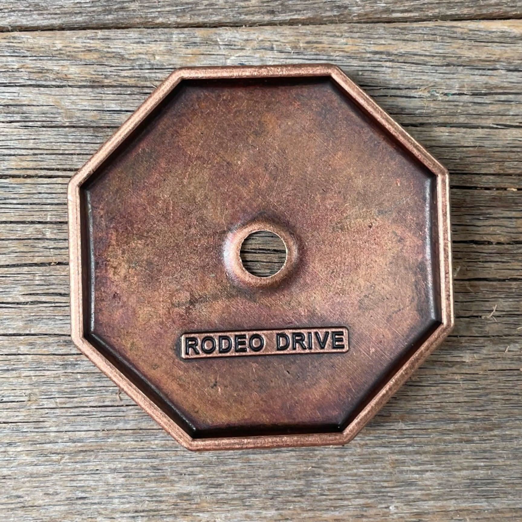 Copper Dot and Coral Enamel Western Concho Jacket 2.5" W223JK