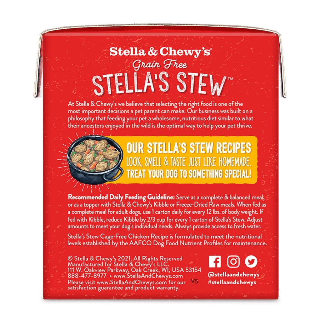 Stella & Chewy's Stew Cage Free Chicken Dog Food (11oz)