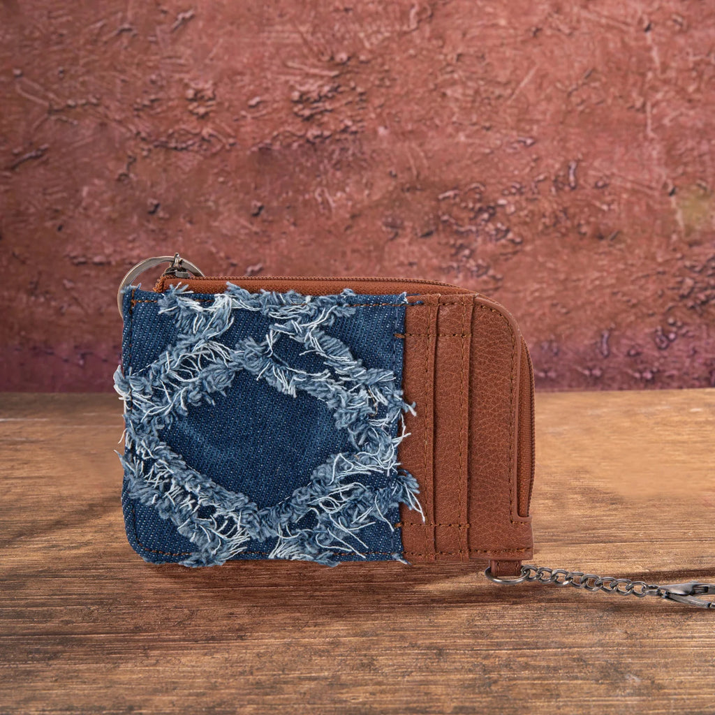 Wrangler by Montana West Card Holder with zipper
