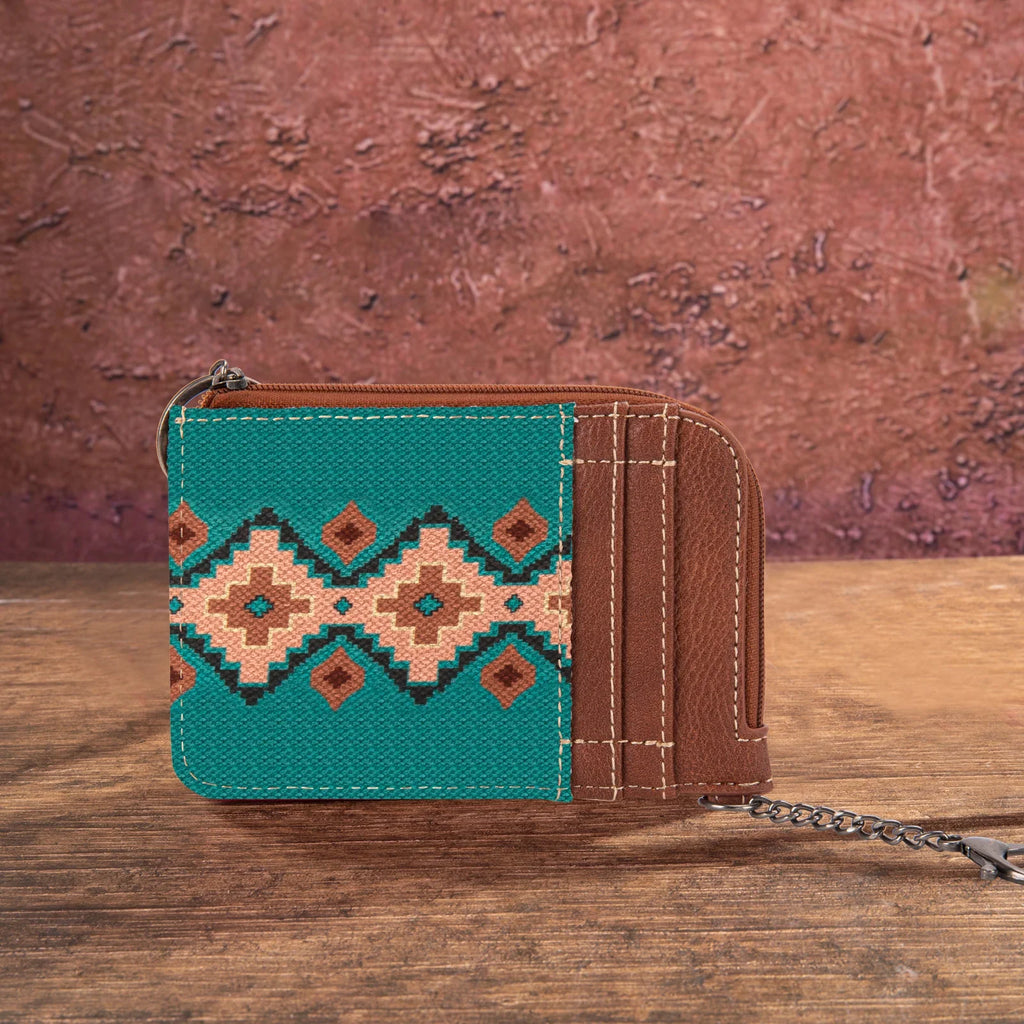 Wrangler by Montana West Card Holder with zipper