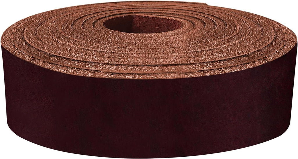 ELW Latigo Leather 5-6 oz. (2-2.4mm) Straps, Belts, Strips 60" Length Full Grain Leather Cowhide DIY Arts & Craft Projects, Clothing, Jewelry, Wrapping