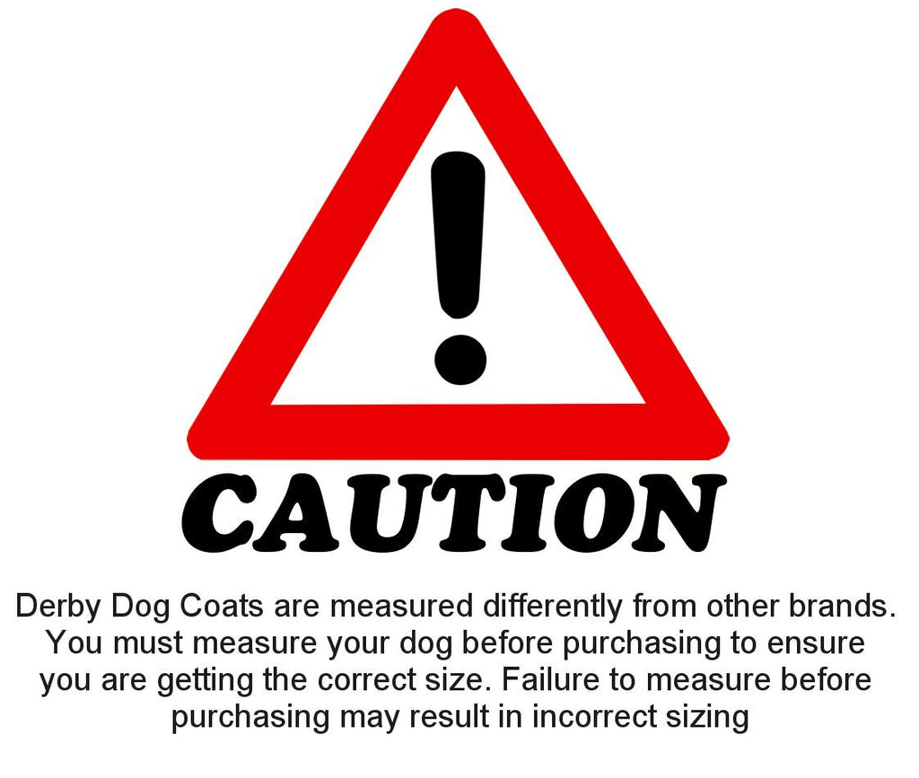 Derby 600D Dog Blanket Coat Waterproof Insulated 1 Year Limited Manufacturer Warranty*