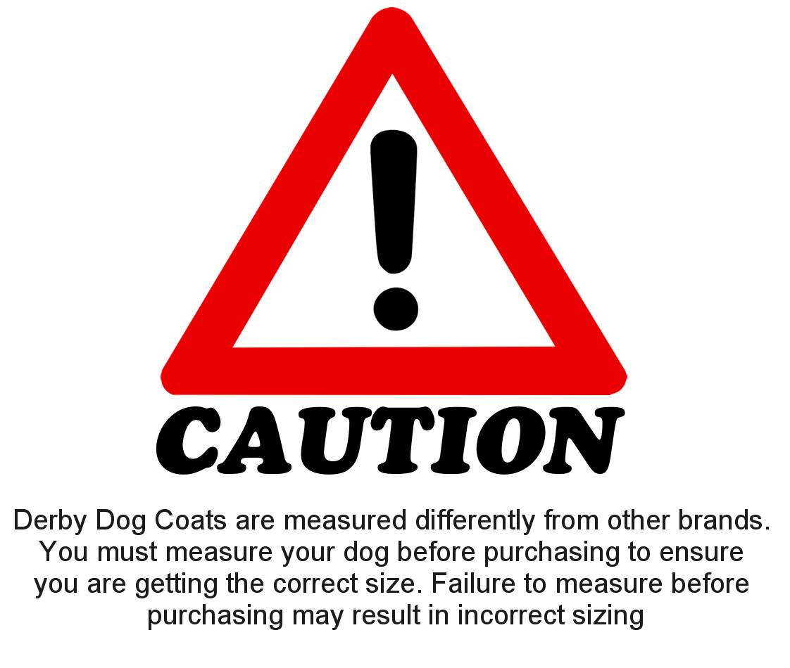 Derby 600D Dog Blanket Coat Waterproof Insulated 1 Year Limited Manufacturer Warranty*