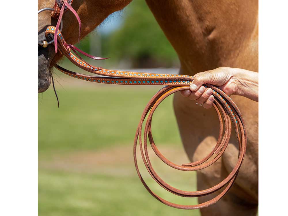 Western Laced Split Reins