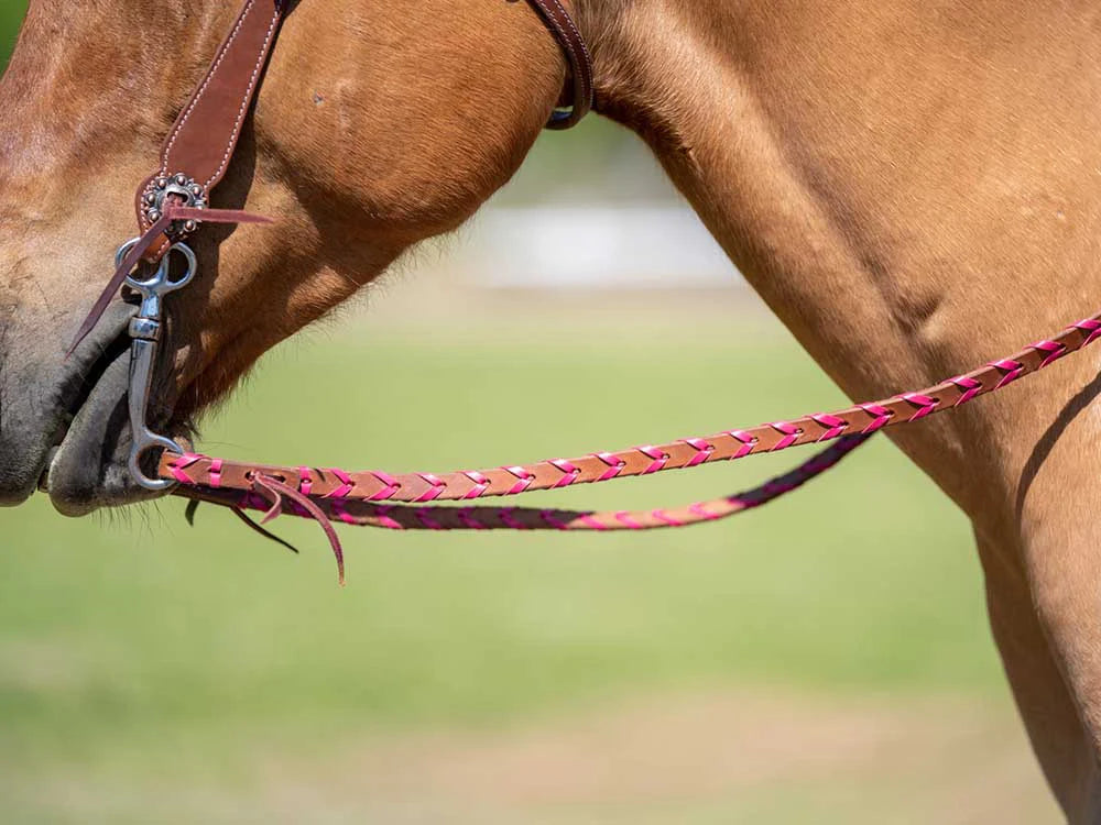 Western Laced Split Reins
