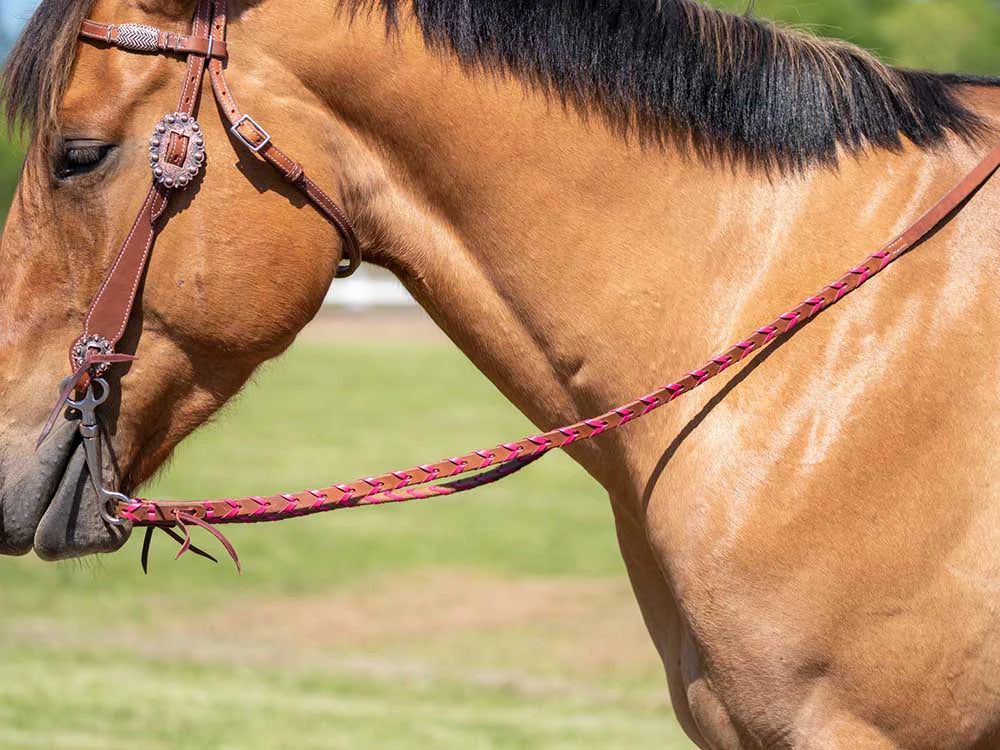 Western Laced Split Reins