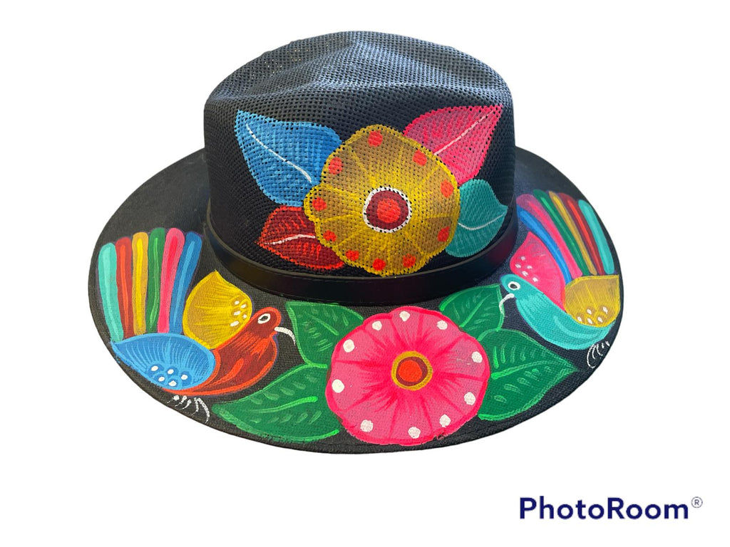 cowgirl hat handmade paint
