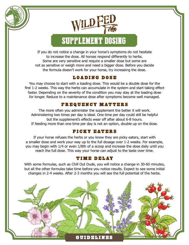 Wild Fed Breathe Freely Organic Herbal Horse Supplement