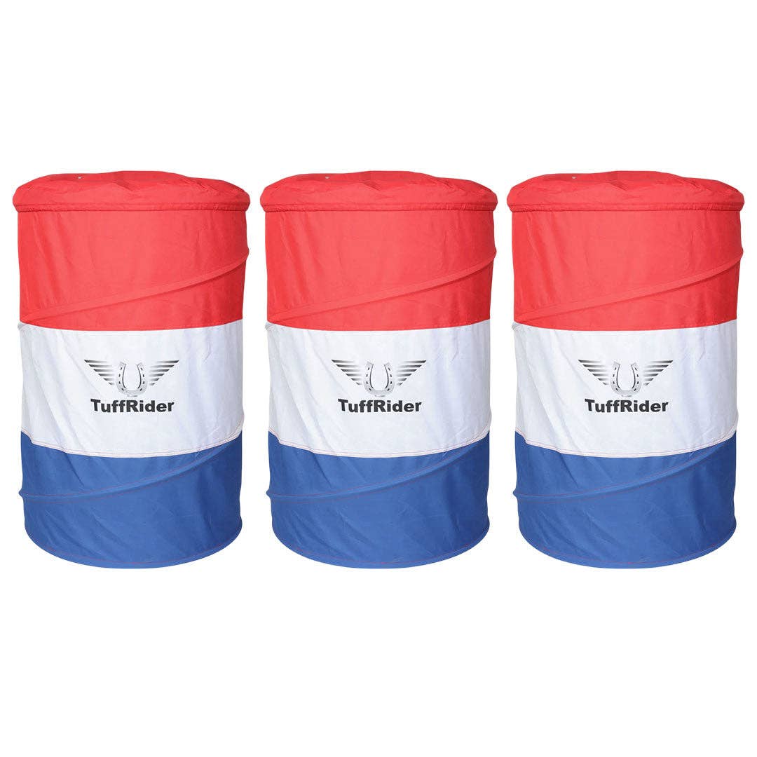 TuffRider Collapsible Barrel Set of 3: Lilac/Hot Pink/Teal / STD