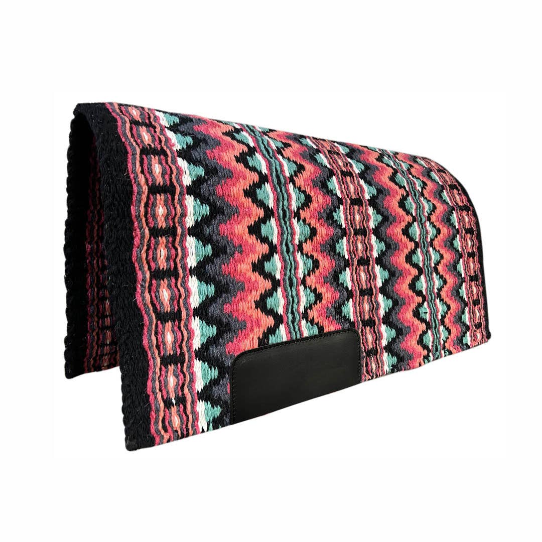 TuffRider Double Weave Western Saddle Blanket 34" X 40": Multi-002 / 34x40