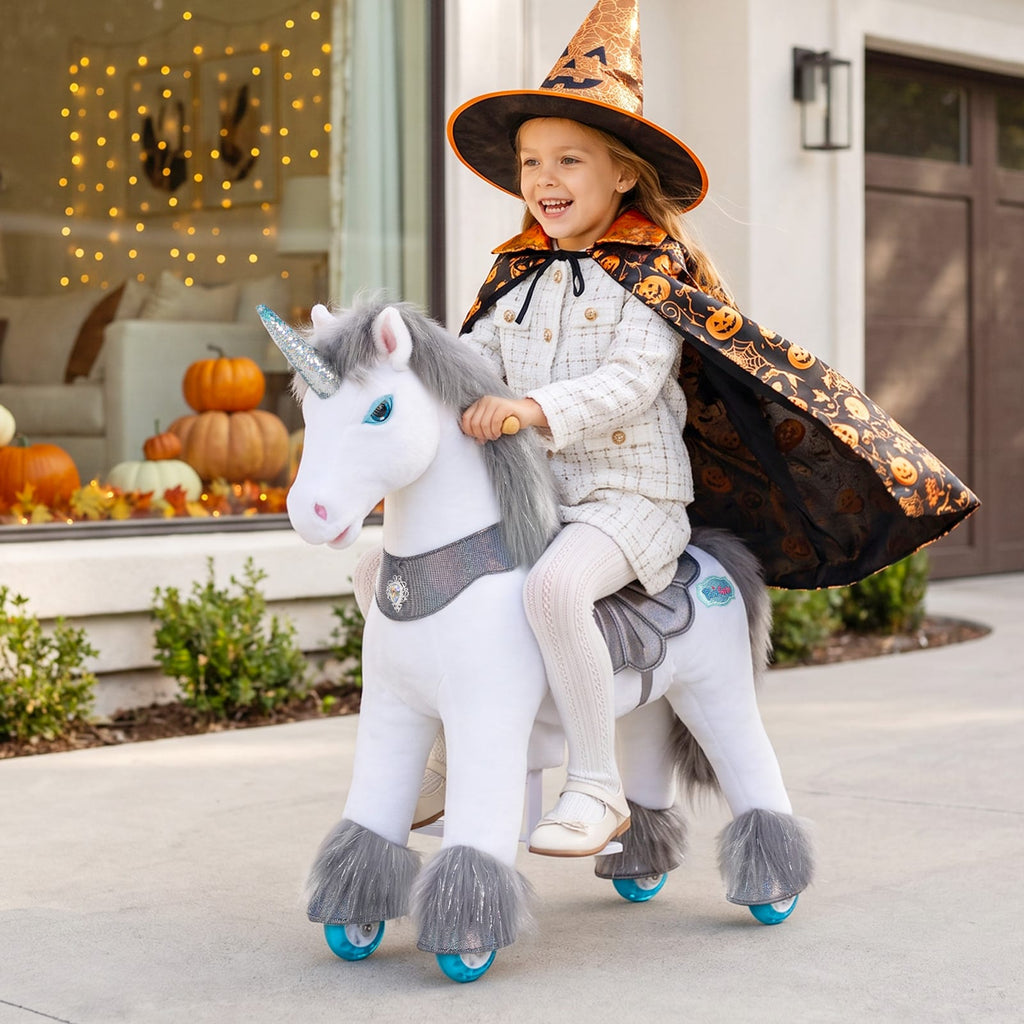 Model Y® Unicorn Ride-On Toy Age 4–7 – Grey