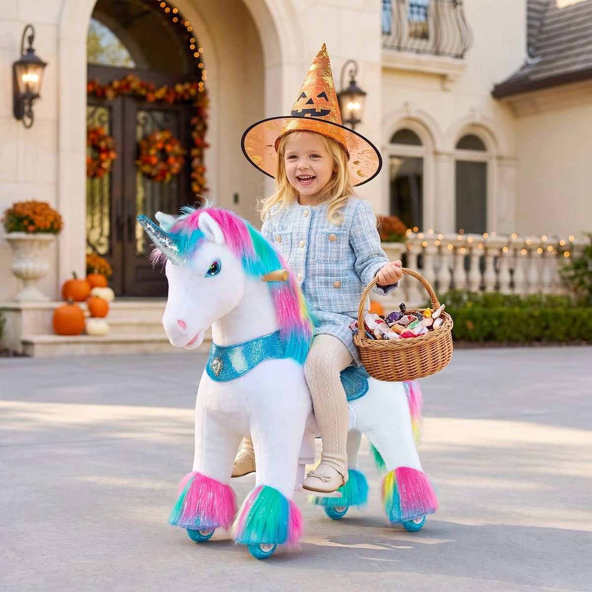 Model Y® Unicorn Ride-On Toy Age 3–4 – Rainbow