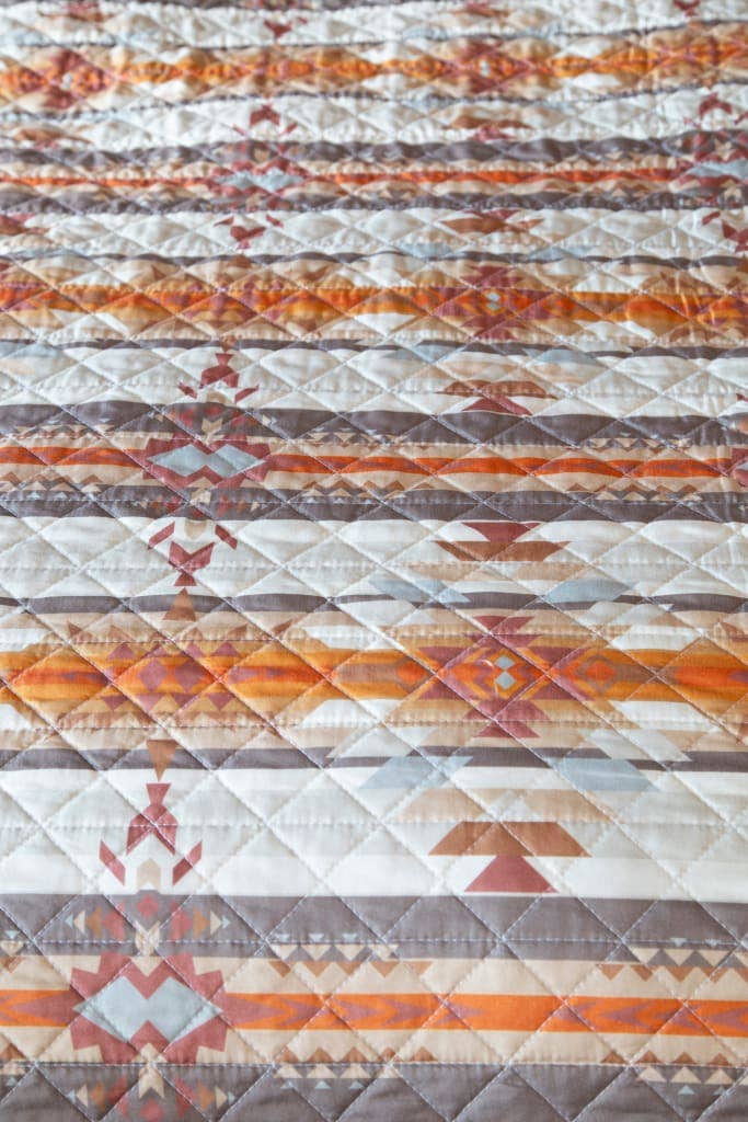 Wrangler Amarillo Sunset Southwestern Quilt Set – 3-Piece Bedding by Carstens