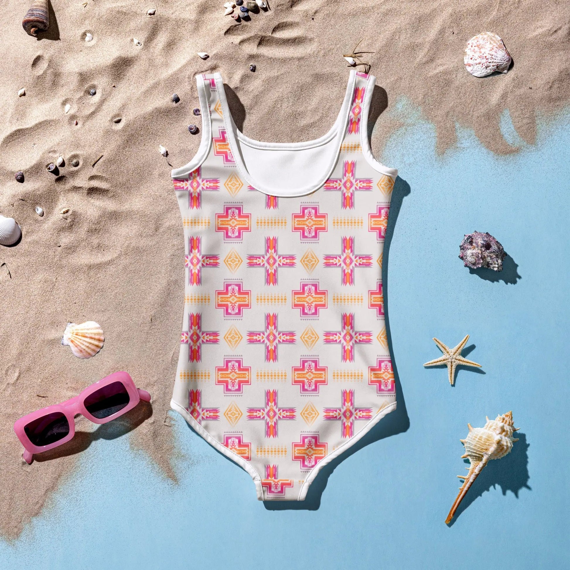 Aztec Trail Girls Swimsuit - Sizes 2T-7